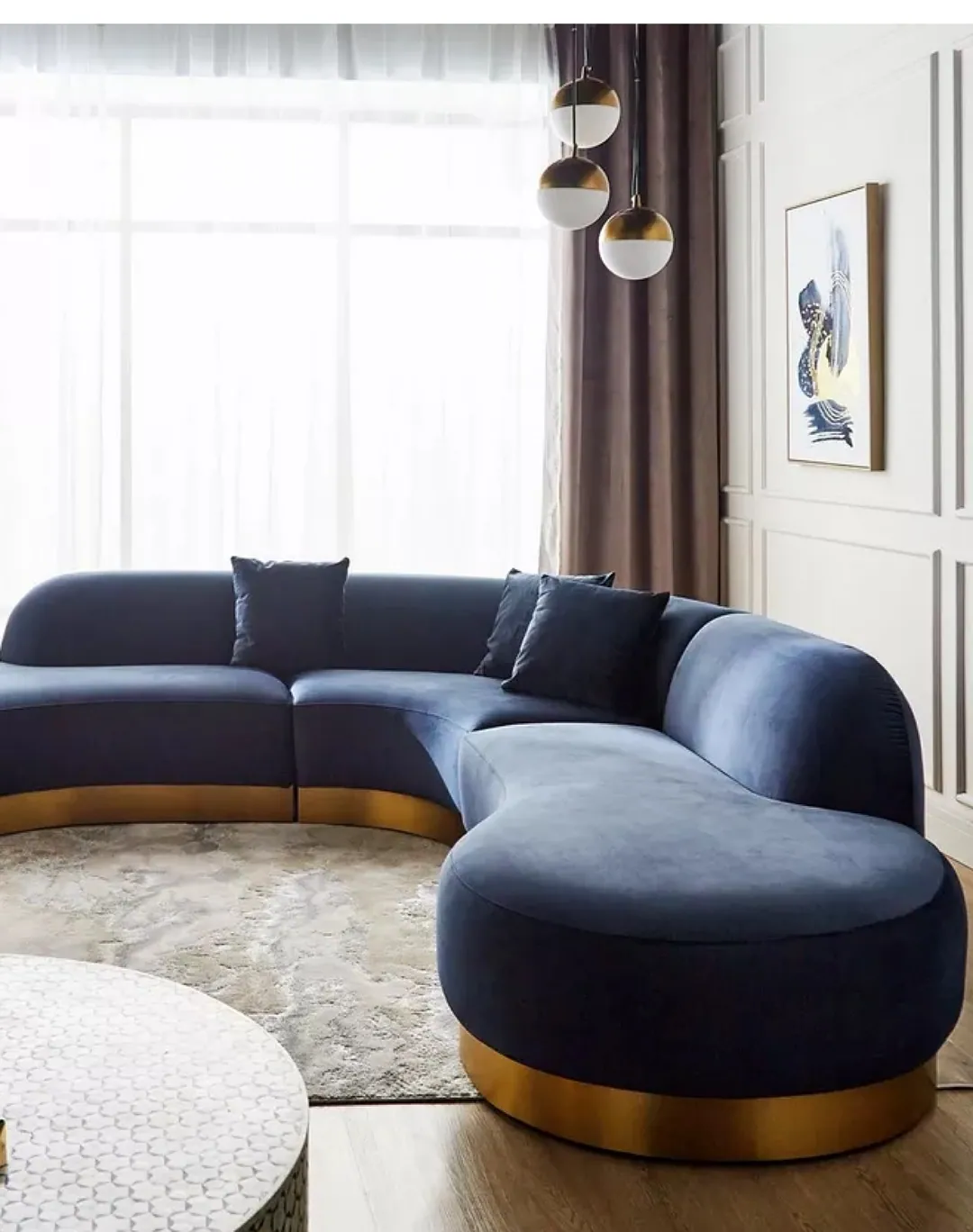 Nike Curved shaped sofa